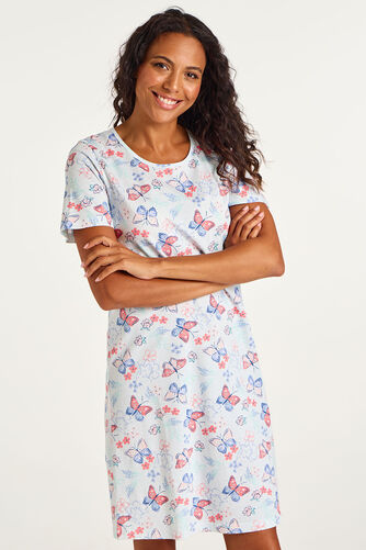 All Over Butterfly Print Nightdress