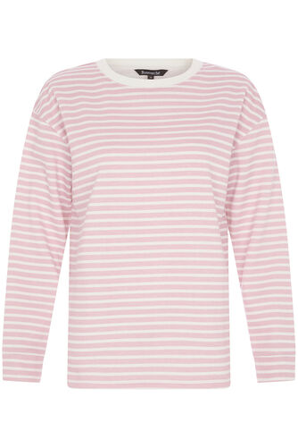 Pink Stripe Sweatshirt