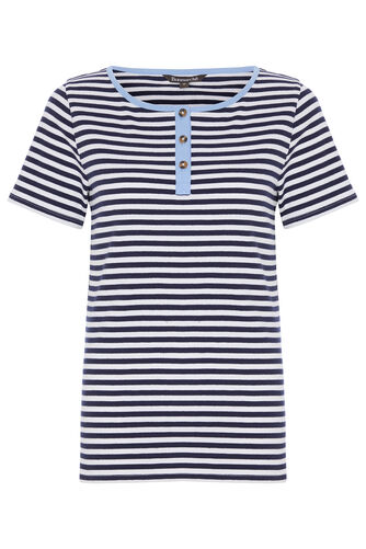 Stripe Henley Top
