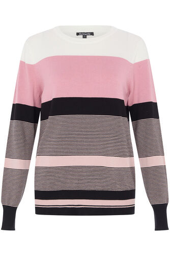 Colour Block Stripe Jumper