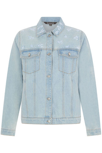 Denim Embroidered Jacket