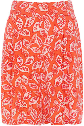 Dotty Leaf Print Elasticated Shorts