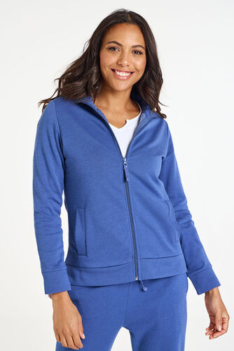 Zip Through Funnel Neck Jacket