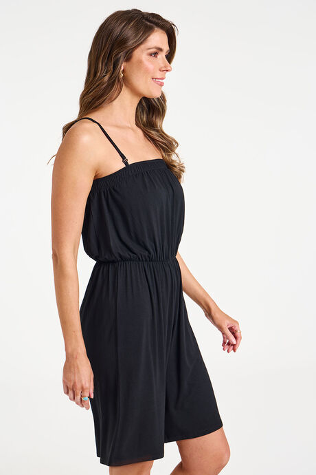 Plain Jersey Bandeau Playsuit