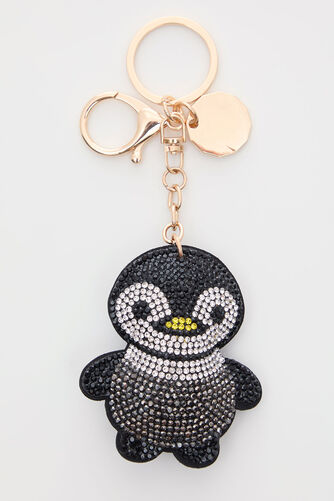 Penguin Stud Detail Keyring