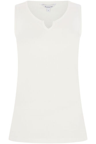 Plain Notch Neck Vest