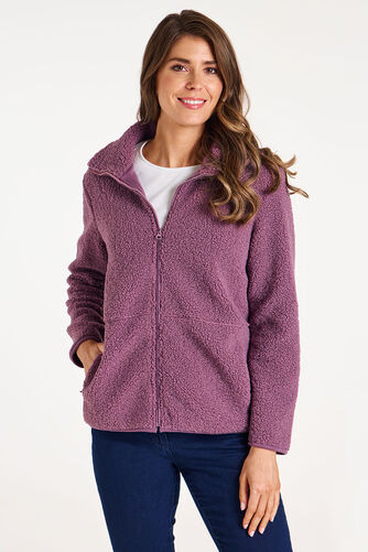 Zip Through Teddy Fleece Jacket