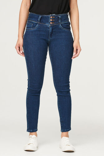 Izabel London – Denim High Waist Skinny Jeans