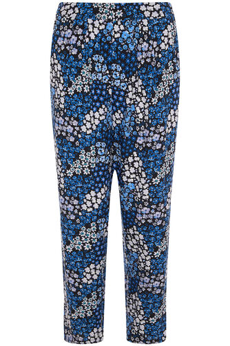 Ditsy Print Woven Harem Trousers
