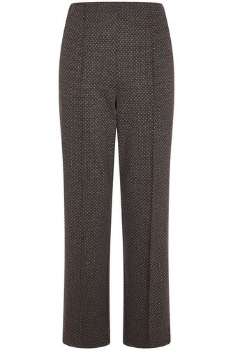 Jacquard Wide Leg Trousers