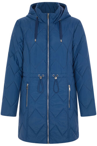Quilted Coat with Hood
