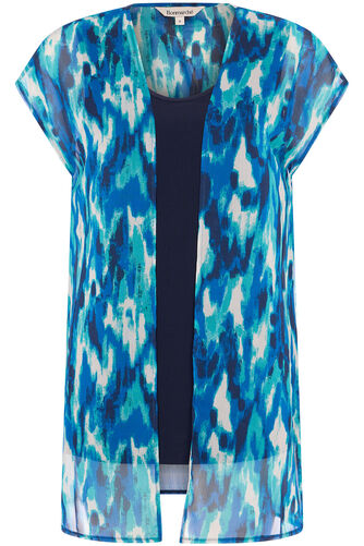 Watercolour Animal Print 2 in 1 Top
