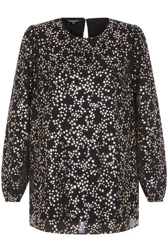 Metallic Star Print Blouse