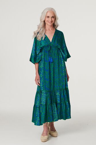 Izabel London – Floral Side Split Maxi Dress