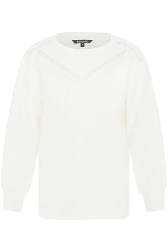 Crochet Insert Sweatshirt