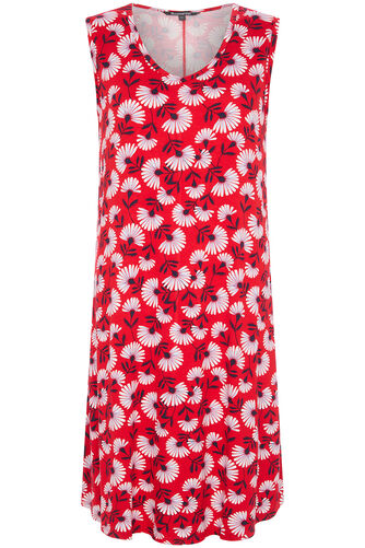 Floral Print Jersey Sundress