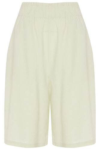 Paperbag Waist Linen Shorts