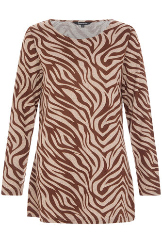 Zebra Print Soft Touch Tunic