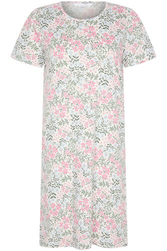 100% Cotton Short Sleeve Floral Print Nightdress