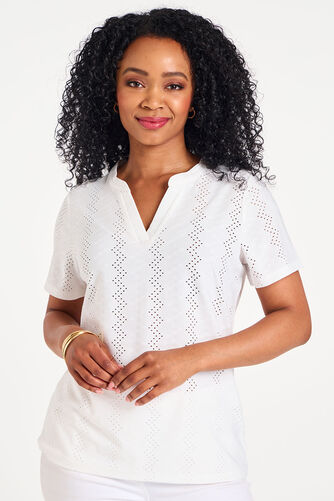 Jersey Broderie T-Shirt