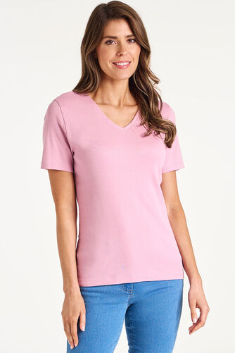 V-Neck Plain T-Shirt
