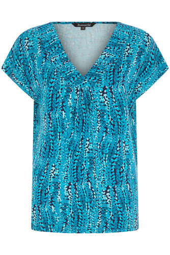 Trailing Leaf Print Top