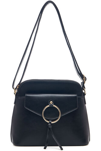 Ring Detail Shoulder Bag