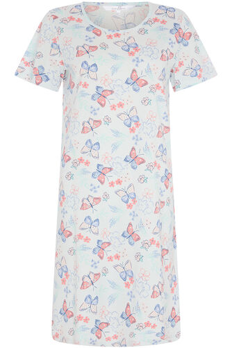 All Over Butterfly Print Nightdress