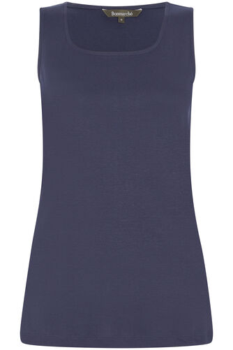 Plain Square Neck Vest