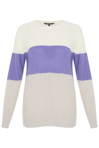 Block Stripe Knit Jumper