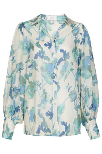 Stella Morgan - Long Sleeve Button Through Floral Blouse