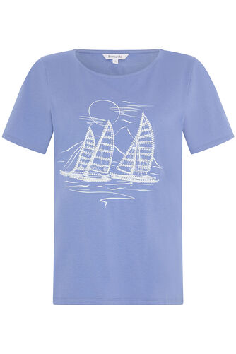 Embroidered Sailboat T-Shirt