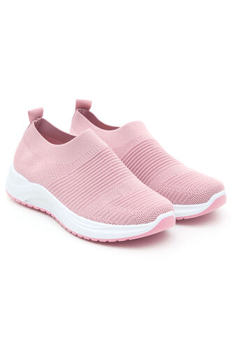 Stretch Knit Slip On Trainers
