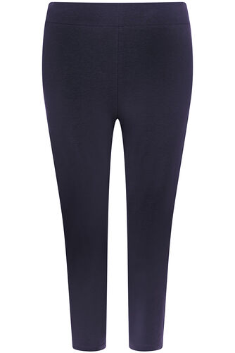 Plain Cropped Leggings