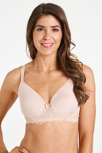 Lace Detail Non Padded Underwired Bra