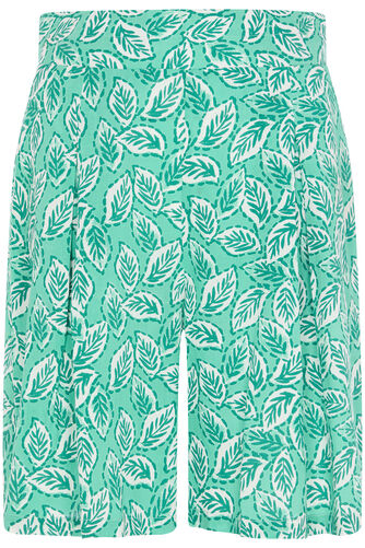 Dotty Leaf Print Elasticated Shorts