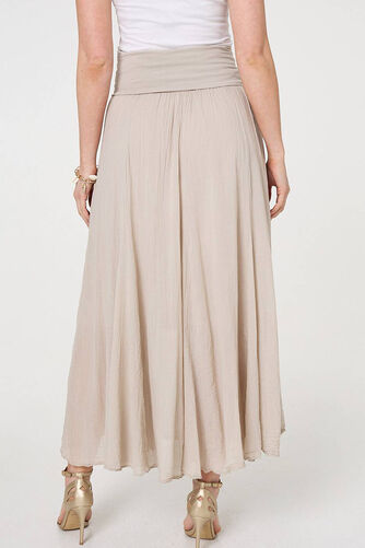 Izabel London – 2-in-1 Stretchy A-Line Maxi Skirt Dress