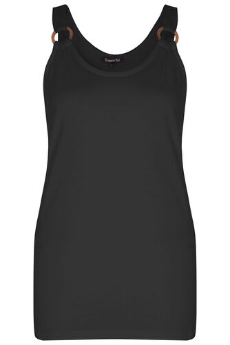 Plain Cami Top with Ring Detail