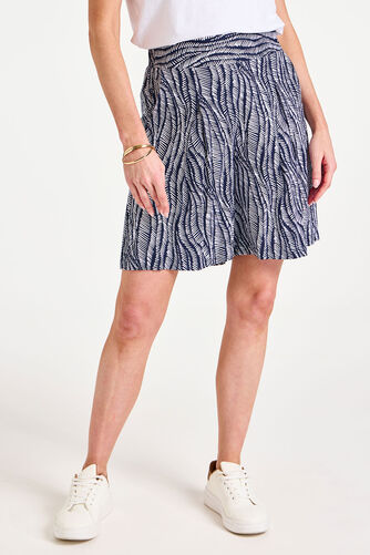 Mark Making Stripe Print Elasticated Shorts