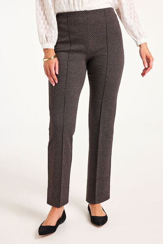 Jacquard Wide Leg Trousers