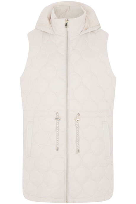 Longline Onion Quilt Gilet