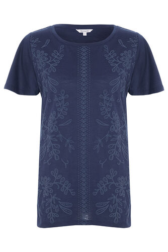 Broderie Print T-Shirt