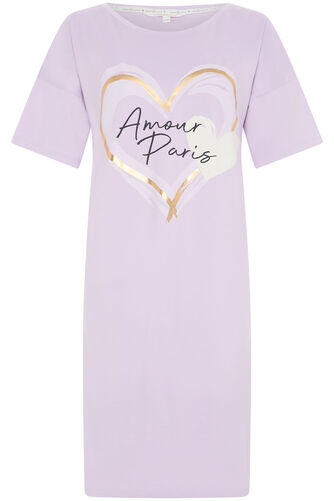 Foil Heart Placement Nightdress