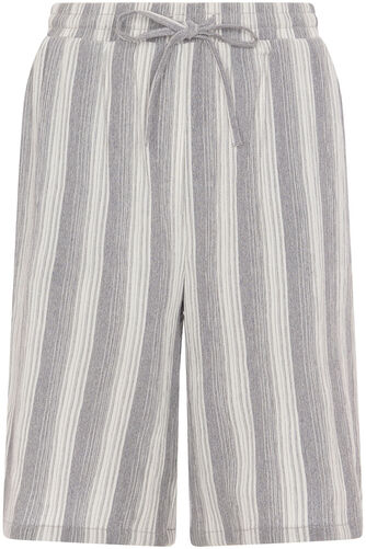 Lightweight Striped Elasticated Shorts