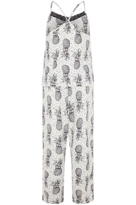 All Over Pineapple Print Pyjama Set