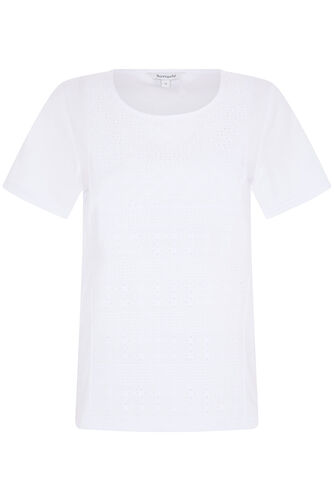 Broderie Panel T-Shirt