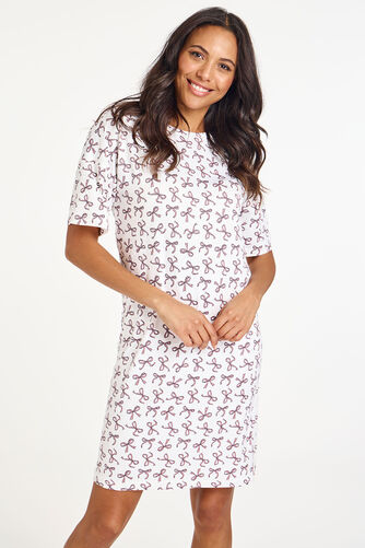 All Over Bow Print Nightdress