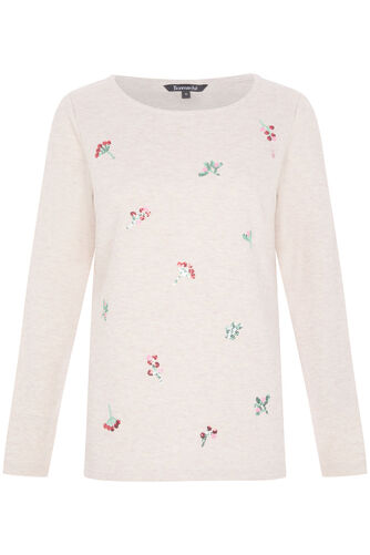 Sequin Flower Top