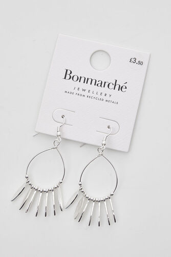 Textured Teardrop Earrings