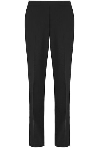 Straight Leg Pull-On Elasticated Trousers